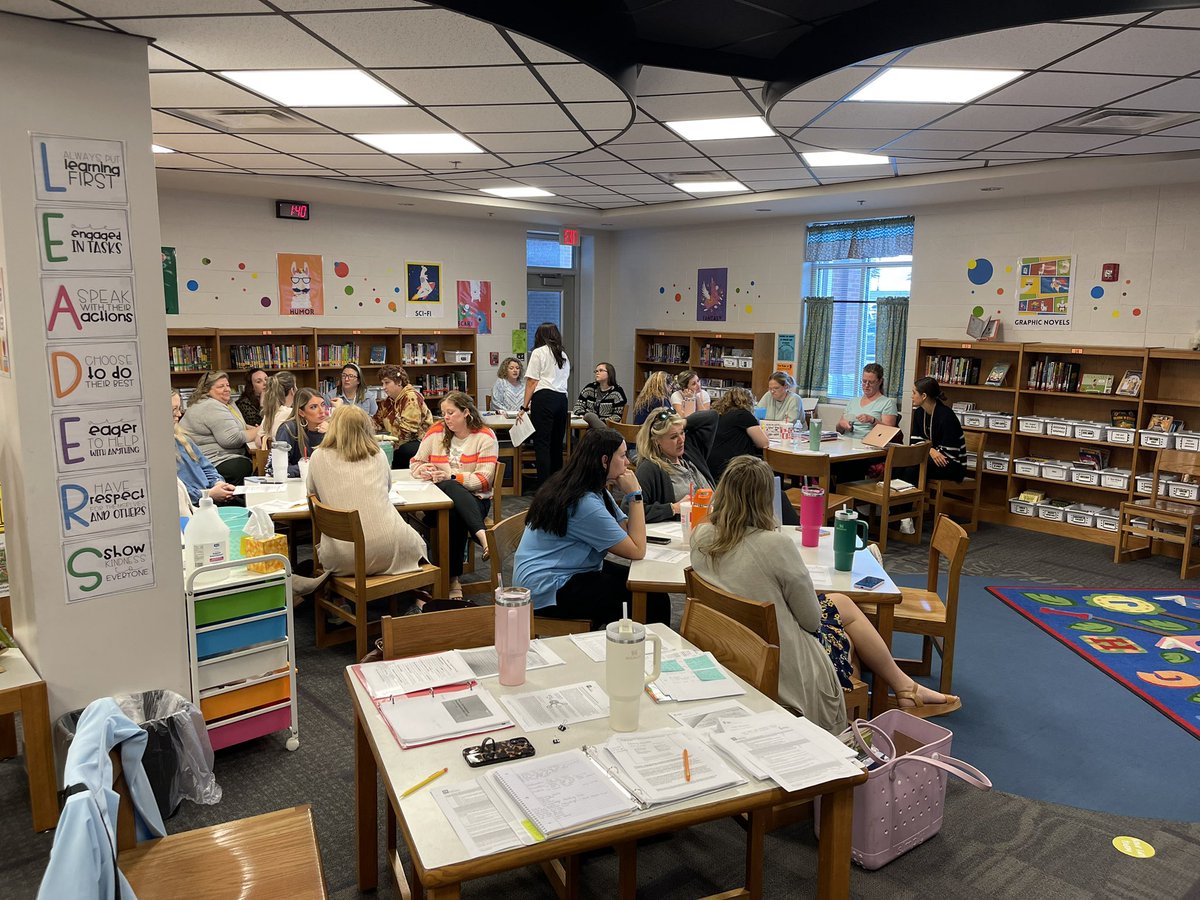What a blessing to work with such an amazing group of kindergarten teachers who are excited to collaborate and discuss highly effective teaching strategies to help our students to become better readers, writers and thinkers. I ❤️PD days! #wearercstn #wearecves