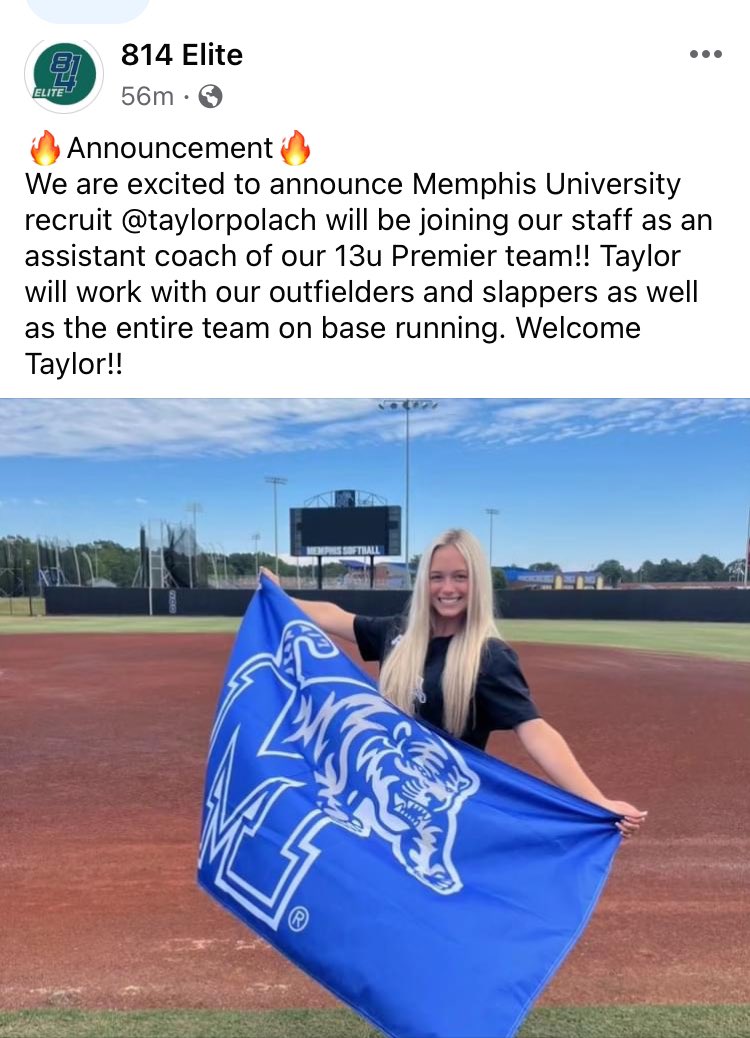 Congratulations <a href="/TaylorPolach/">Taylor Polach</a> !! We know you will do great things with this group of athletes!!