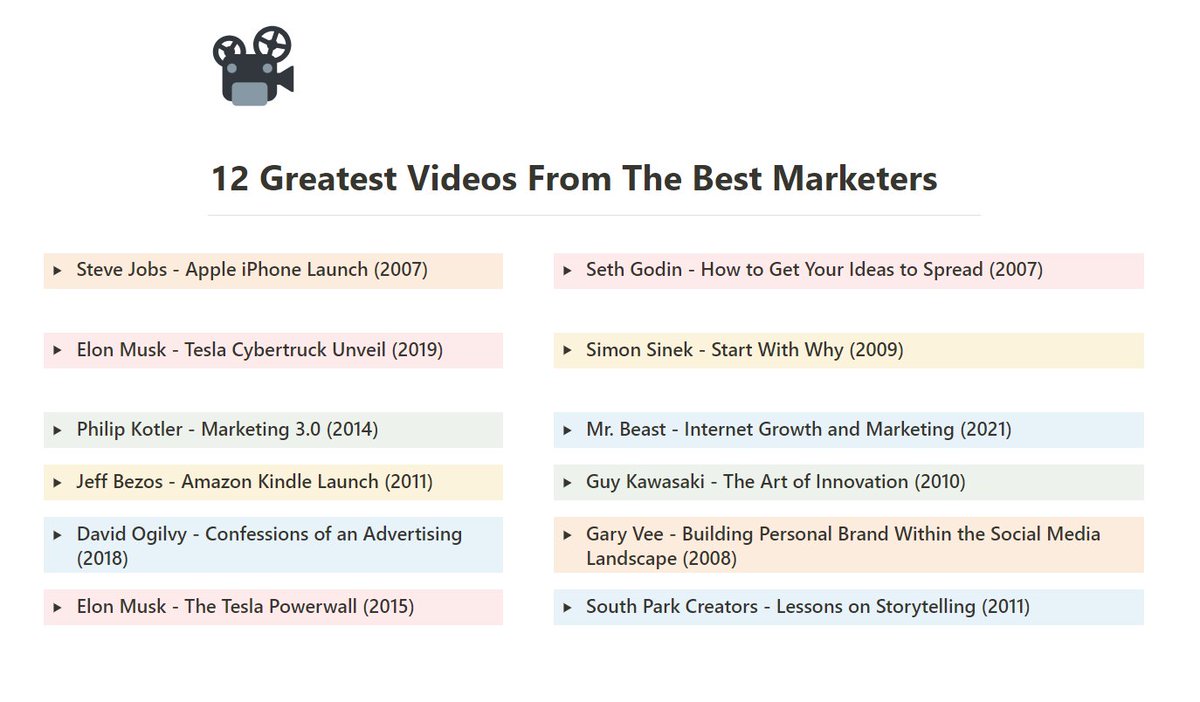 Marketing can make you millions if you learn it properly.

I just found the 12 Greatest Marketing Videos ever.

These will teach you more than a $200,000 marketing degree.

Like + Comment "Videos" and I'll DM you the link.

(Must Be Following Me)