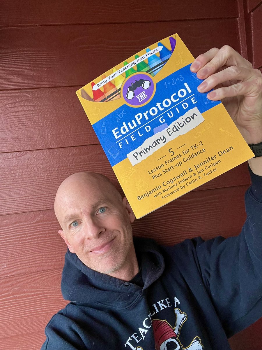 Incredible project!! Special thanks to @cogswell_ben & @Techy_Jenn for hosting #tlap tonight. Super excited that #EduProtocols success & guidance is now accessible for primary teachers! amazon.com/Eduprotocol-Fi… #springcue #edtech #wearecue