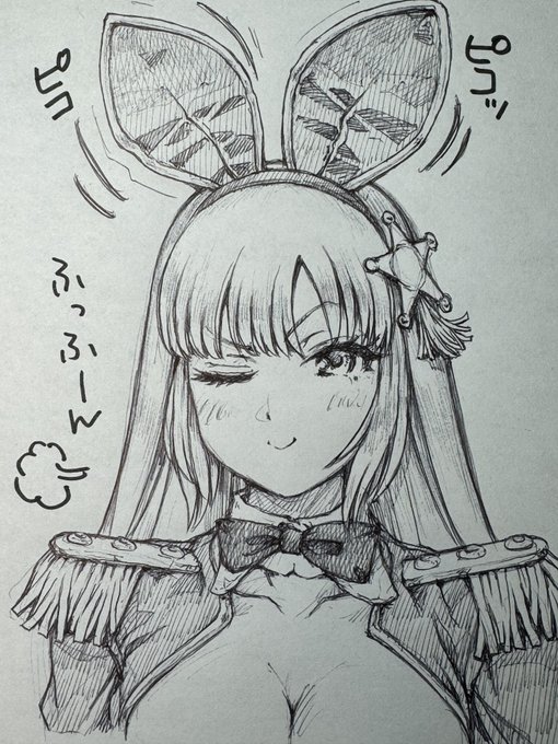 Skeb「あの子がバニーガール」
  七耀みつるさんがバニーお絵描き中 