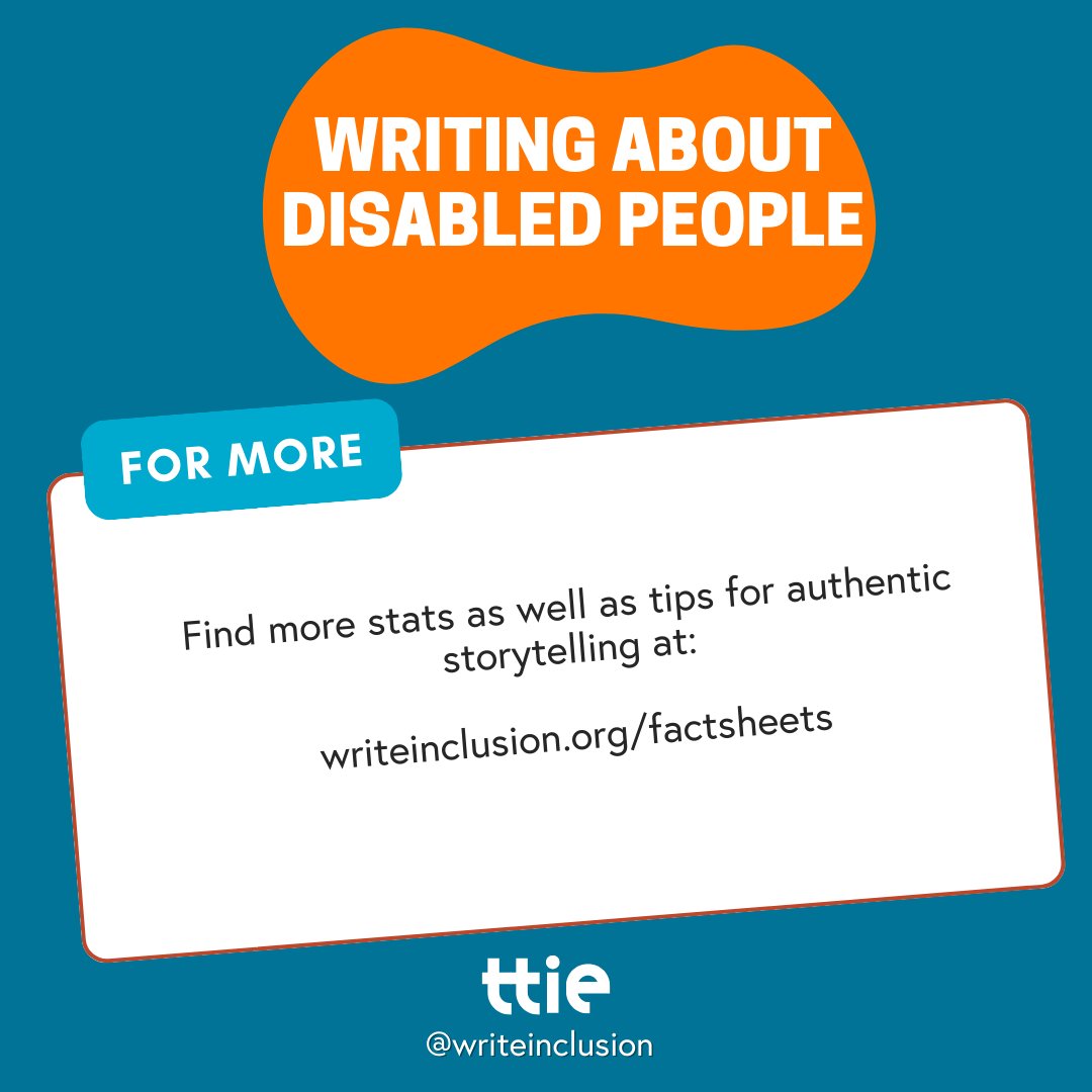 In honor of Developmental Disabilities Awareness Month, see our factsheet on Disabled People! While factsheets could never capture every experience, nuance, or truth, they can assist in changing how we tell stories. Consider this the start of the convo. writeinclusion.org/factsheets