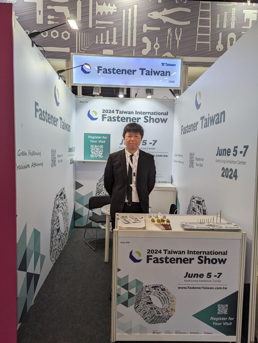 FastenerTaiwan's tweet photo. Hey there! On its third day, #EisenwarenmesseInternationalHardwareFair2024 is buzzing with excitement! Explore the latest industry trends at our #FastenerTaiwan booth, Hall4.2/D089. Best wishes for success to exhibitors and visitors! 🔩💡

 #FastenerTaiwan2024 #IndustryInsights https://t.co/btSDeMOFZ4