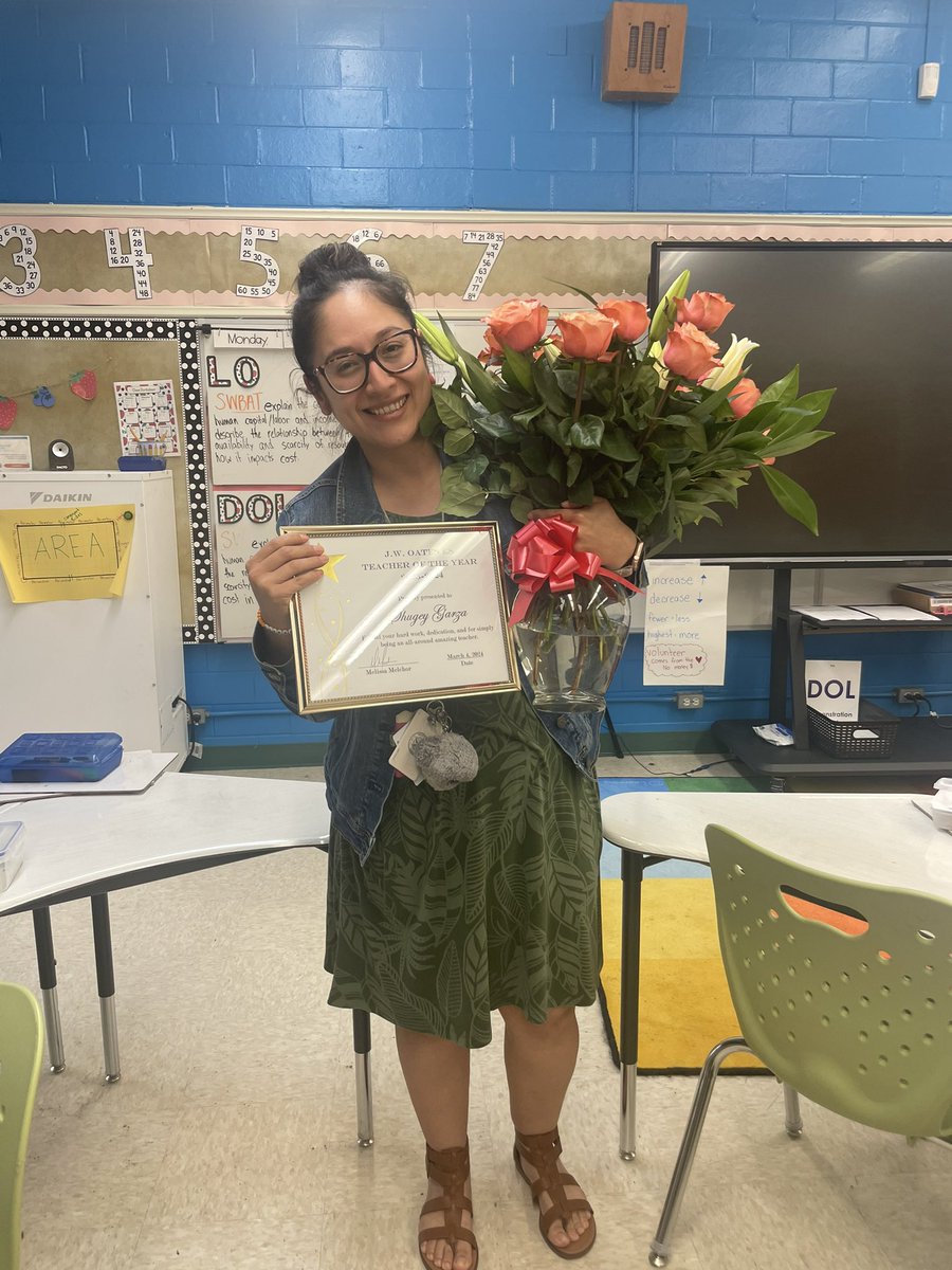 Congratulations to our amazing TOY Ms. Garza!! This is well deserved! <a href="/MelissaMelchor8/">Melissa Melchor</a>