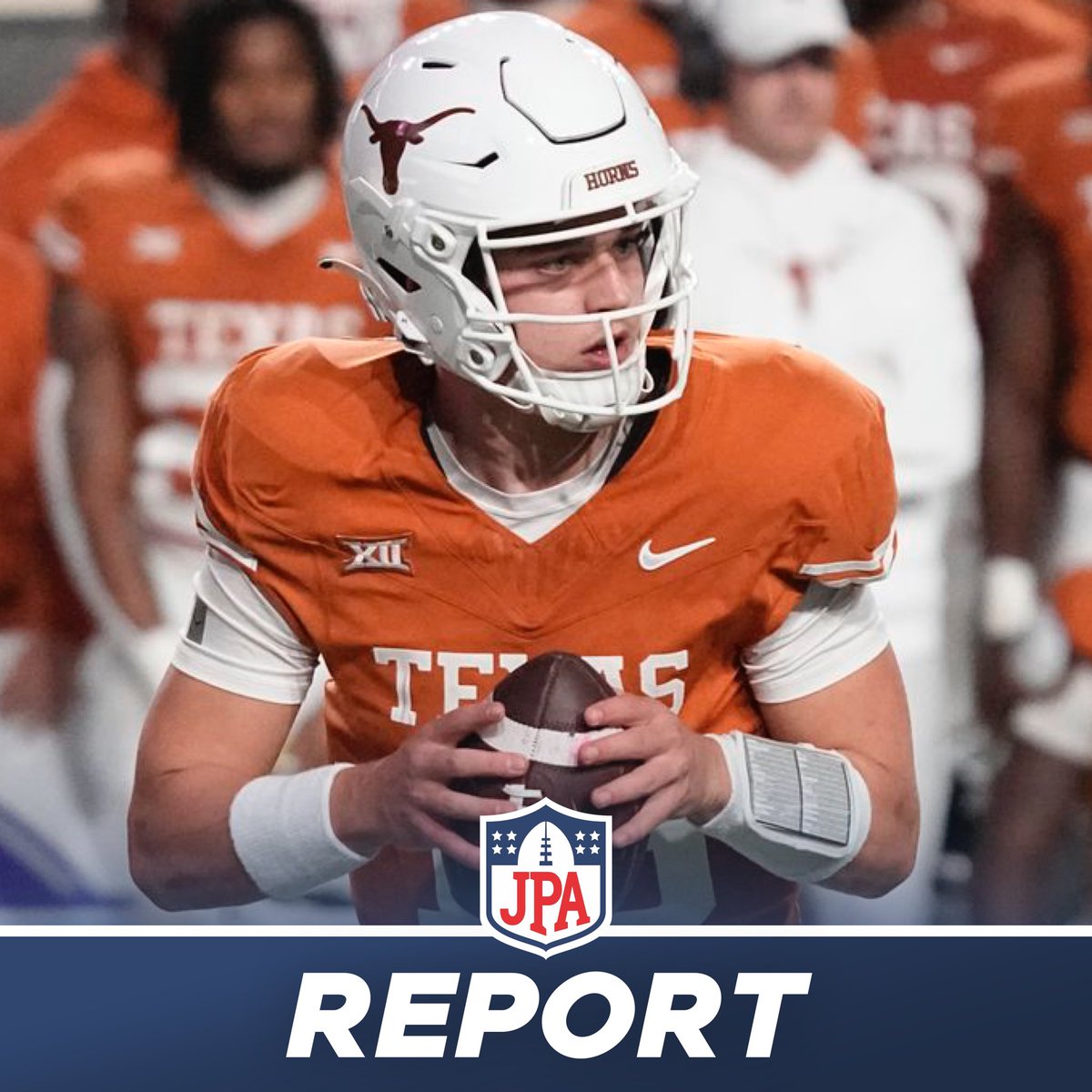 jasrifootball's tweet image. 𝗥𝗘𝗣𝗢𝗥𝗧: Texas redshirt quarterback Arch Manning will NOT opt into EA Sports College Football 25, per @AnwarRichardson 

“I'm told Arch is focused on playing football on the field.”
