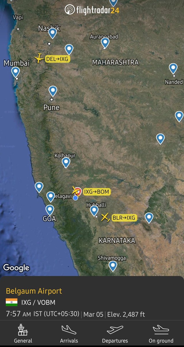 Right now !✈️ #BelagaviAirport #IXG #Belagavi #Karnataka
