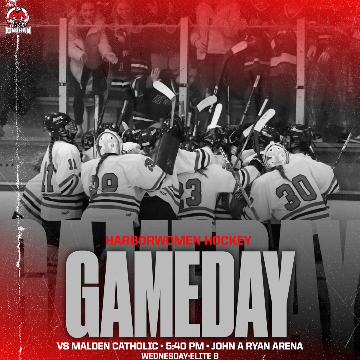 ‼️Wednesday‼️

⏰ 5:40
🆚 Malden Catholic 
📍 THE JAR

Be there @hhs_redarmy 

@HarbormenNews @AnchorHingham @HGHockey @HSPathletics @sports_ledger @KatCornetta @T_Mulherin @DavidWolcott1 @BostonHeraldHS @HarbormenHockey @HNIBonline @_OliviaNolan @neutralzoneW @Murray_Jack_