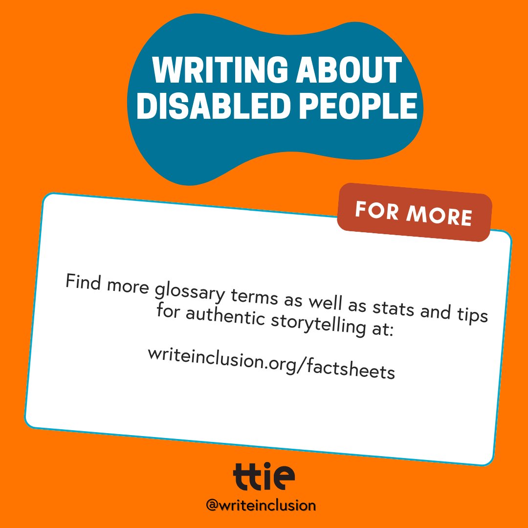 In honor of Developmental Disabilities Awareness Month, see our factsheet on Disabled People! While factsheets could never capture every experience, nuance, or truth, they can assist in changing how we tell stories. Consider this the start of the convo. writeinclusion.org/factsheets