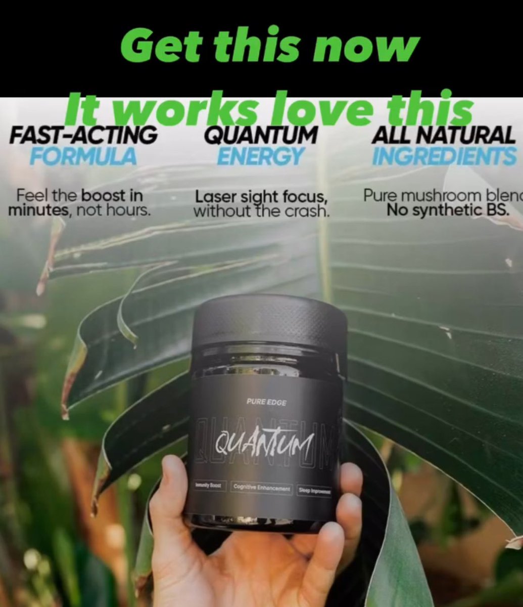 entei_laughs's tweet image. I been talking this after my workout when I’m done I still have the energy to keep going with out crashing ￼
#Quantumgummies 

Here is the link to my TikTok page so you can grab some for your own 
tiktok.com/@jeffnation77 ￼￼