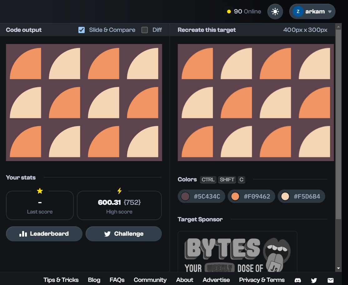 amMohamad123's tweet photo. CSSBattle challenge #18 - Matrix          
#CSS #css3 #css2024 #cssbattle #battle2 #challenge18 #matrix #FrontEnd #webdevelopment #100DaysOfCode #HTML #html5                           

Source code in first comment https://t.co/52ioDhBbnJ