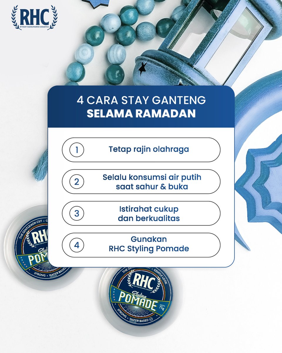 rhc_men's tweet photo. Gimana biar stay ganteng selama Ramadan? Cobain aja cara empat cara di atas bro, niscaya lo akan tetap tampil #gantengnyabeda π
#RHC #RHCStylingPomade #pomade #cowokganteng #ganteng #stayganteng #RHCpomade #ramadan #puasa https://t.co/6XeMTULz0d