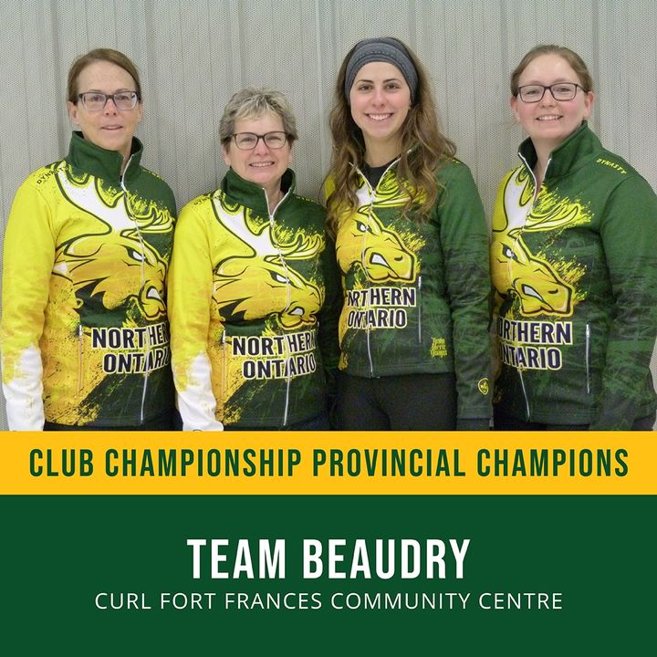 Congratulations to our Club Championship provincial champions:

Team Johnston from the Fort William Curling Club
Team Beaudry from Curl Fort Frances Community Centre

These teams are set to represent Northern Ontario at the Canadian Championship in Barrie this November 2024.