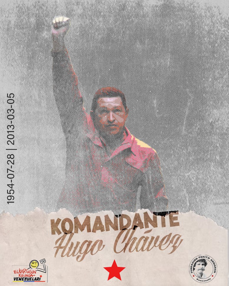 #MarzoDeVictorias #ChavezVive Komandante #HugoChavez @EKeinua #ViviremosYVenceremos #IrabaziArte