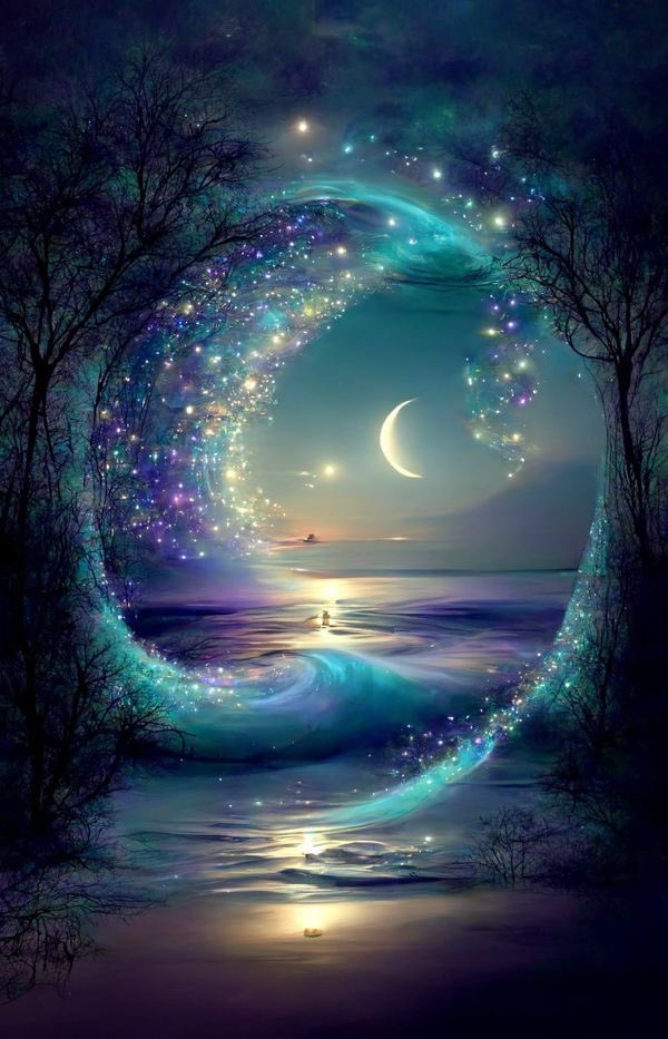 May your night be magical with sparkles of sweetness, kisses of my blue & sweet lavender love. Goodnight my friends 🌙