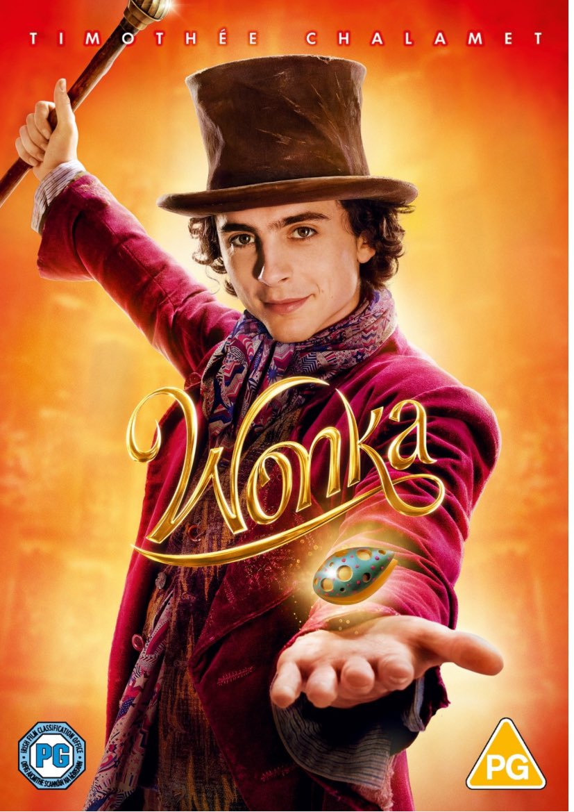 Wonka Out today on DVD/Blu-Ray/4K #Wonka #WillyWonka