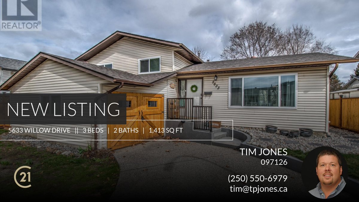 TimJones6979's tweet image. 📍 New Listing 📍 Take a look at this fantastic new property that just hit the market located at 5633 Willow Drive in Vernon. Reach out here or at (250) 550-6979 for more information

Kind Regards,
Tim Jones
Century 21 Executives R... homeforsale.at/5633_WILLOW_DR…