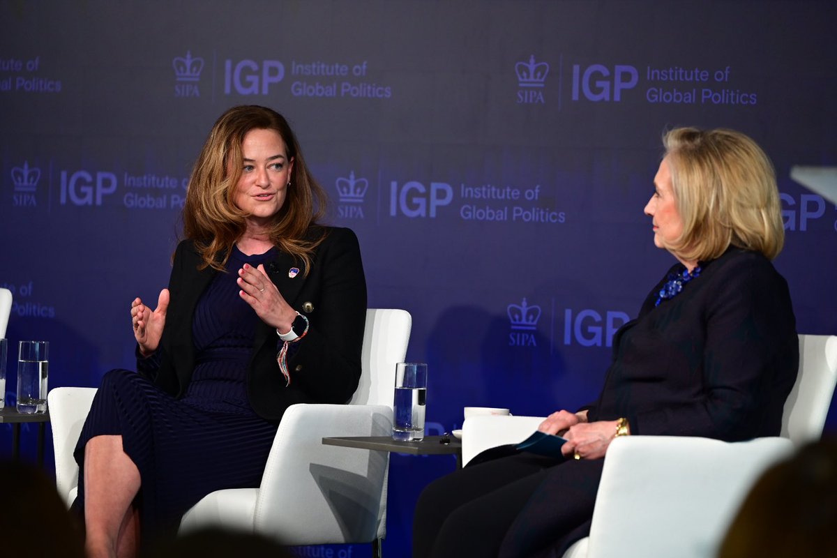 As an alumna of the School of International & Public Affairs at Columbia University, it was an honor to join a panel of women leaders at the launch of the @columbiaigp Women’s Initiative moderated by @hillaryclinton. We need to continue encouraging diversity on all levels.