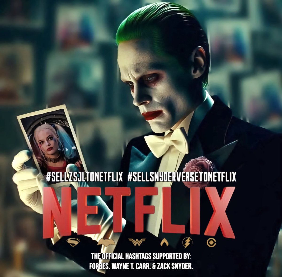 NeoSe7ens's tweet photo. Release the AyerCut on @netflix
#SellZSJLtoNetflix #SellSnyderVerseToNetflix https://t.co/qTcbnvQTmj
