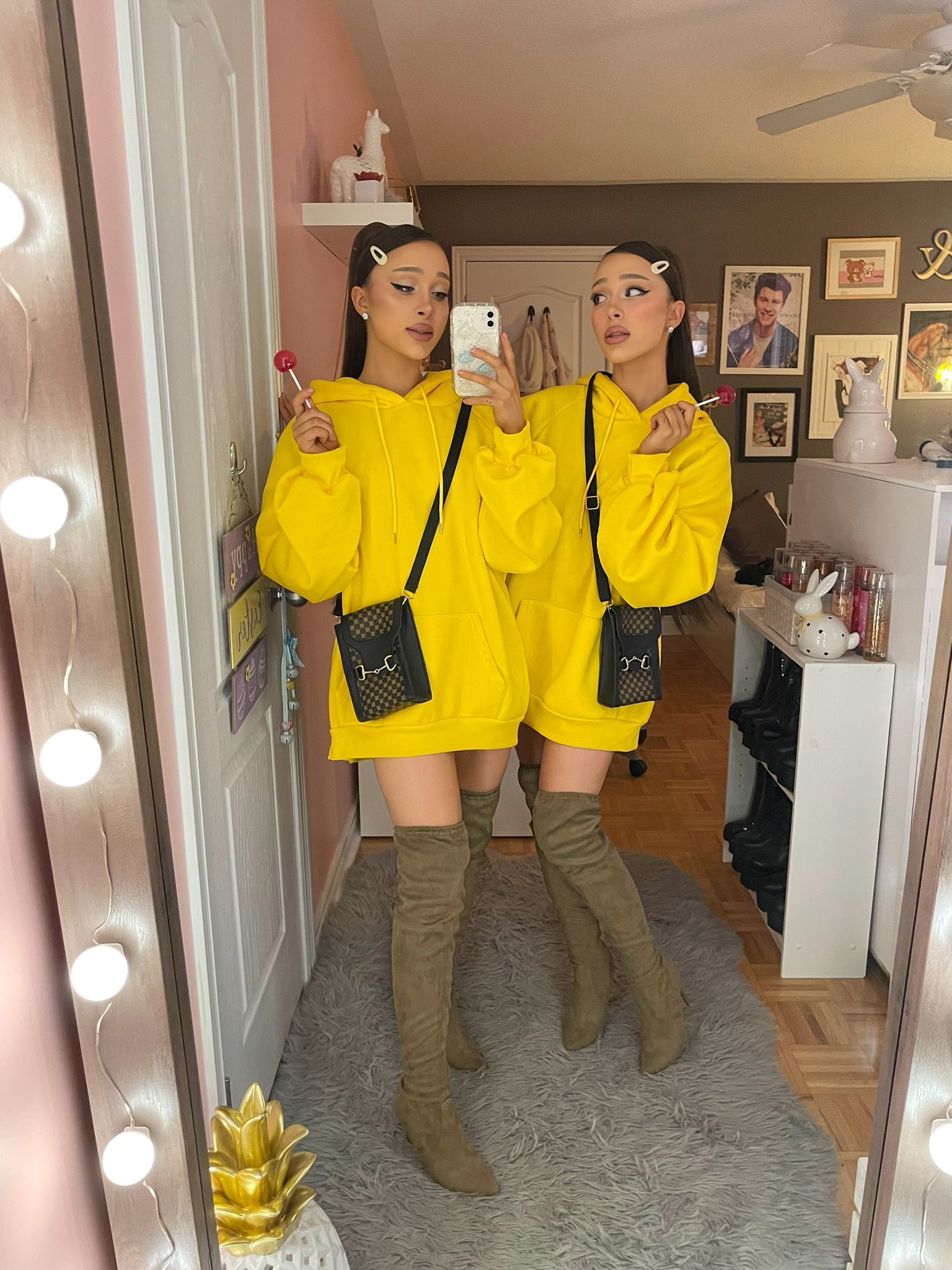 Ariana grande hotsell yellow sweater