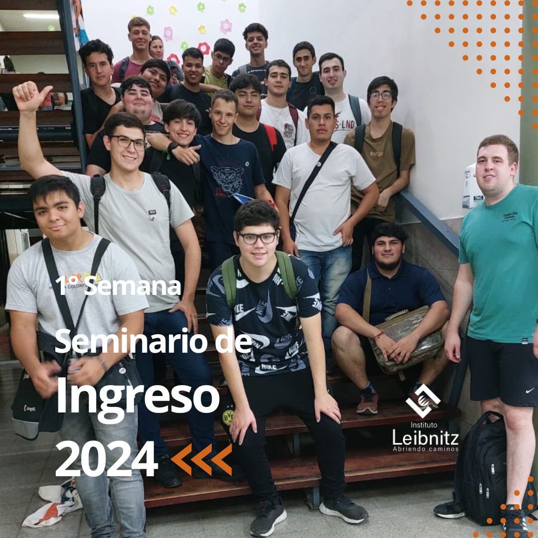 LeibnitzVM's tweet photo. Ya paso... la 1° Semana del Seminario de Ingreso!!🤩
Estamos muy contentos de recibir a estudiantes de Villa María y la región para comenzar a formarse en esto nuevo año lectivo.
Bienvenidos queridos estudiantes!! Gracias por elegir al #Leibnitz 🥰#gestión #analista #hardware https://t.co/O0jbUVVXOU