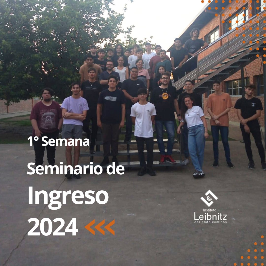LeibnitzVM's tweet photo. Ya paso... la 1° Semana del Seminario de Ingreso!!🤩
Estamos muy contentos de recibir a estudiantes de Villa María y la región para comenzar a formarse en esto nuevo año lectivo.
Bienvenidos queridos estudiantes!! Gracias por elegir al #Leibnitz 🥰#gestión #analista #hardware https://t.co/O0jbUVVXOU