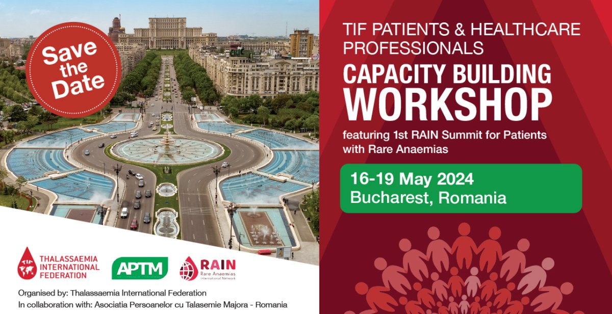 6 days are left to submit sponsorship applications for patients treating physicians to participate in the workshop W/ TIF In Romania. Apply for sponsorship here: thalassaemia.org.cy/event/tif-pati…