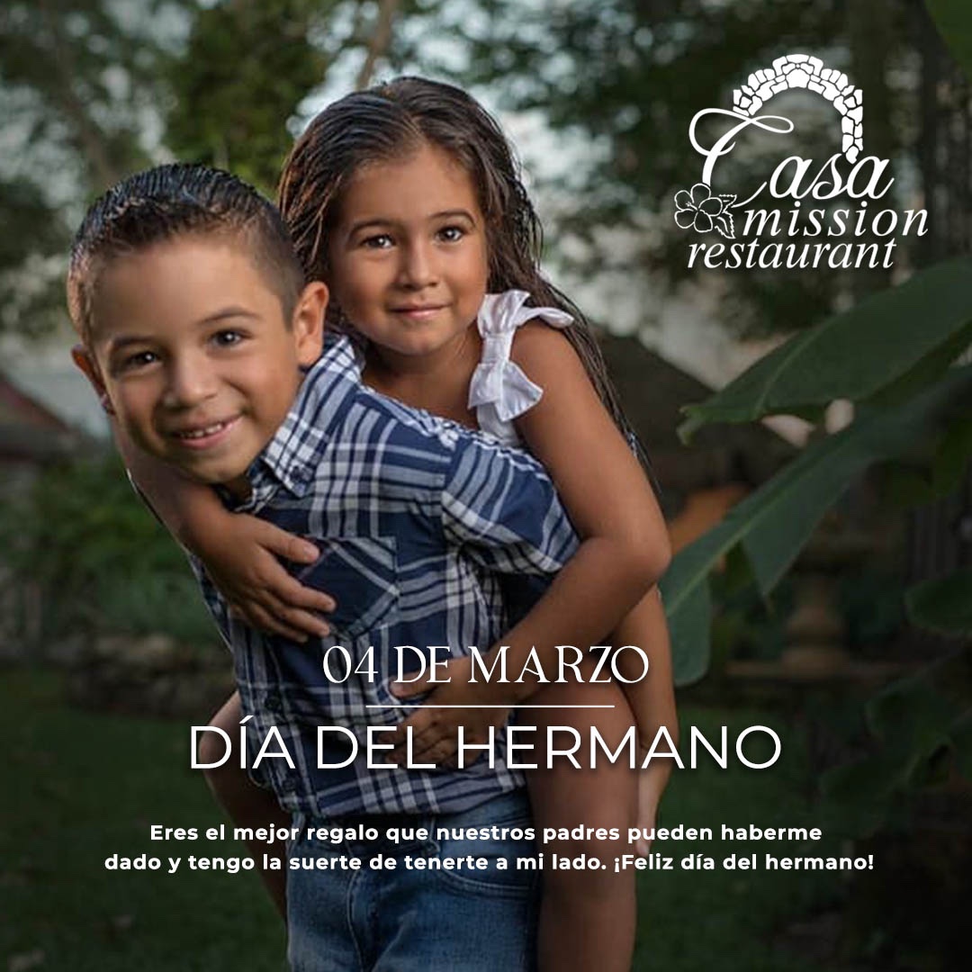 CasaMission's tweet photo. Hoy 4 de marzo se celebra el día del 👫🥰 hermano, un día especial que no puede pasar desapercibido para demostrar lo importante que son nuestros hermanos de sangre o de crianza. Servicio a domicilio sin costo 🛵 a través de nuestro sitio web ➡️ https://t.co/WcW8jFrt98
#Cozumel https://t.co/W33NbFVLfj