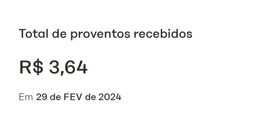 Fevereiro #Investimentos #dividends