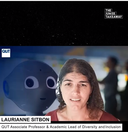 @QUTRobotics Chief Investigator Laurianne Sitbon recently did an interview on the topic 'How Diversity In Science Can Be Designed Into It, Literally' check out the interview here facebook.com/junkeedotcom/v… #QCR #robotics #womenintech