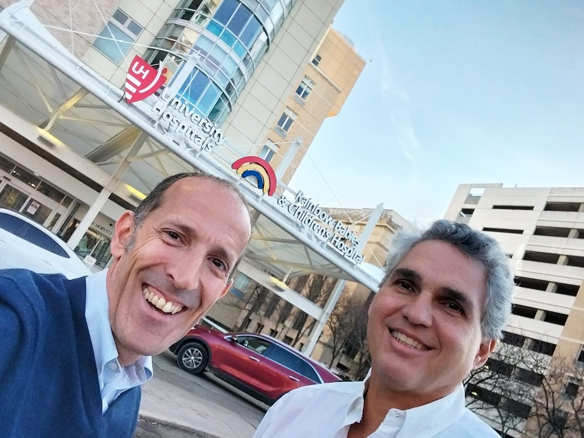 Absolutely delighted to post this snapshot of the newest additions to our pediatric urology team: Divison Chief, Dr. Pedro-Jose Lopez &amp; Dr. Juan Manuel Moldes. 📸

Welcome to Cleveland - Welcome to UH - Welcome to Rainbow! 

uhhospitals.org/rainbow/for-cl…