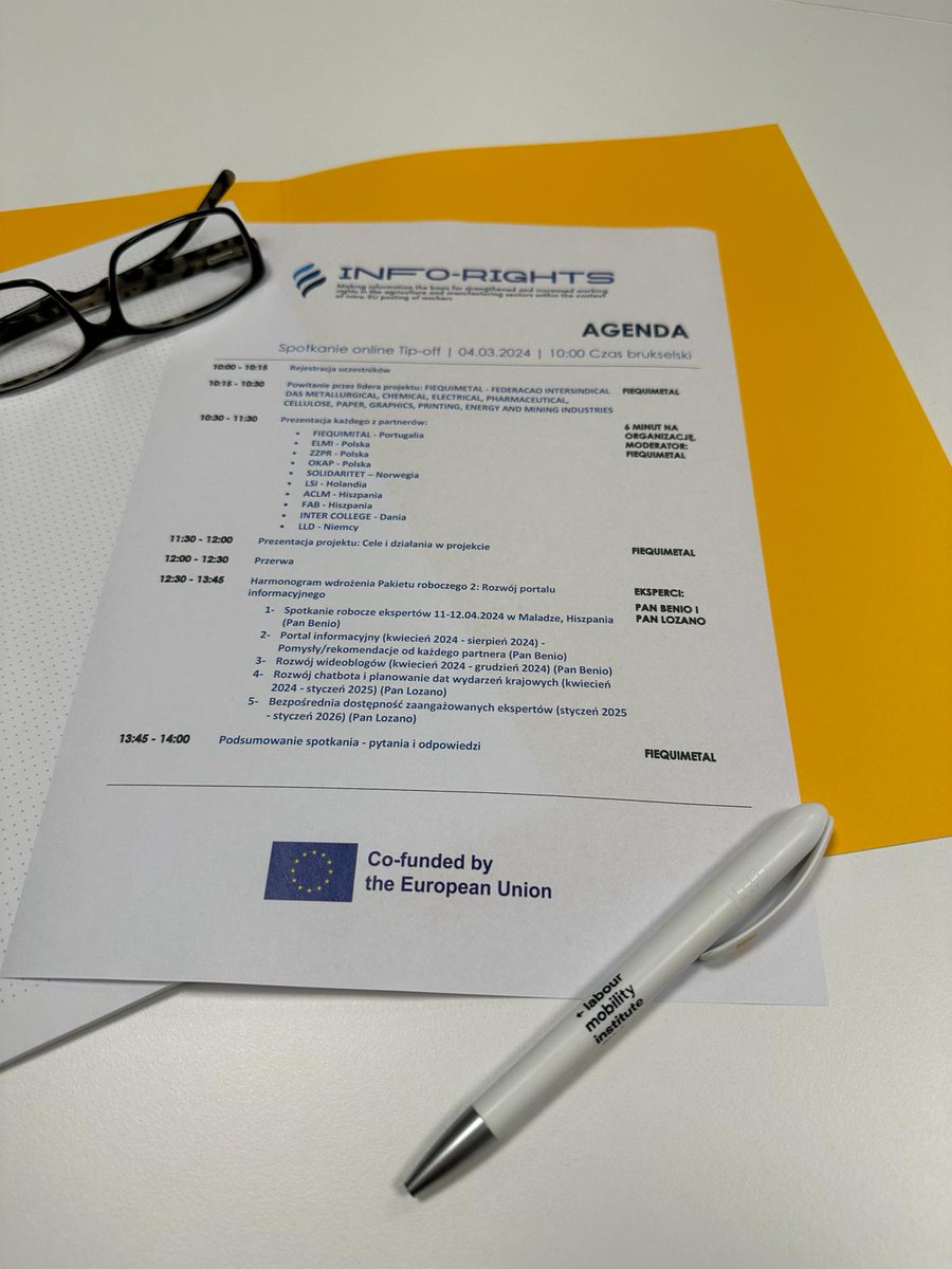 ELMI_EU's tweet photo. Another month ... and another EU Grant concerning #PostingOfWorkers! 😊Our representatives @MarekBenio & @KielbasaMarcin participated in the kick-off meeting of the new EU Project INFO-RIGHTS ('Making information the basis for strengthened and increased working rights in the 🌱1/ https://t.co/eZR2caYhV6