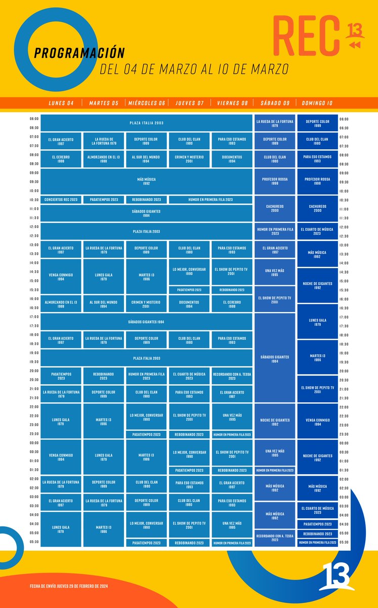 ¡Llegó el tan temido "Súper lunes"! 😅 Pero nosotros te acompañaremos durante todo marzo con una tremenda programación 😉
Encuentra más contenido en rectv.cl