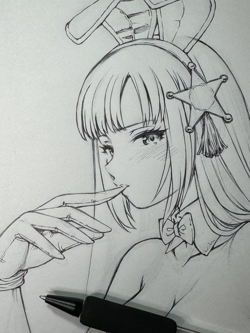 Skeb「あの子がバニーガール」
 七耀みつるさんがバニーお絵描き中 
朝型人間なので今描いてます 