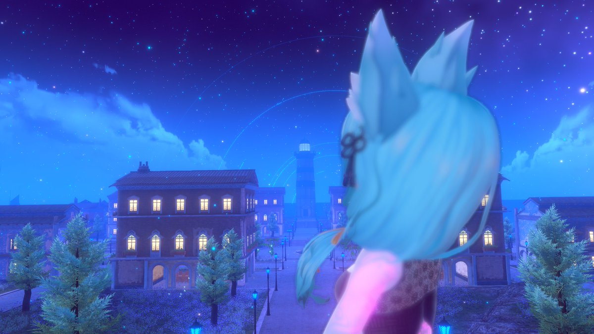 The stars are quite pretty tonight~♡
#rindo #VRC