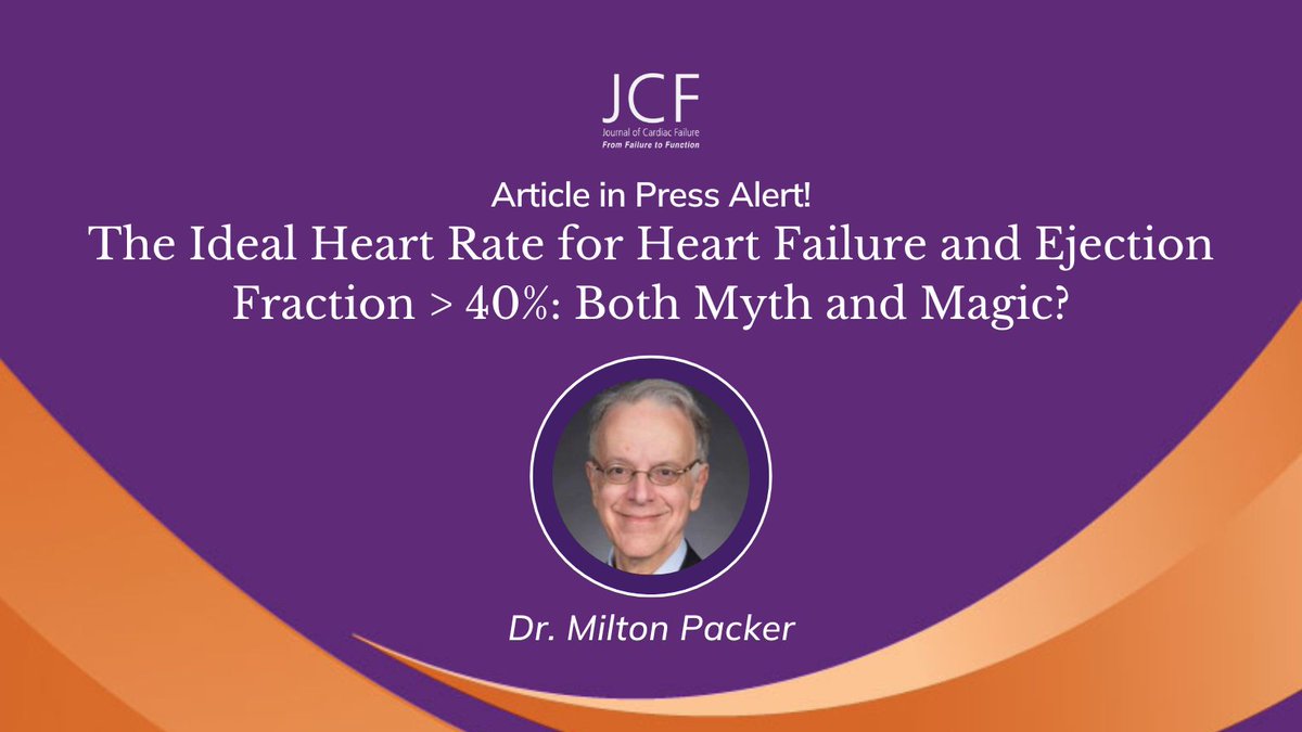 🫀 Are pacemakers the answer for ideal HR in HFpEF? Dr. Milton Packer delves into the RAPID-HF & myPACE trials and suggests beta-blocker withdrawal in lieu of mechanical pacing for patients with HFpEF. #THT2024 #JCF 

🔗onlinejcf.com/article/S1071-…