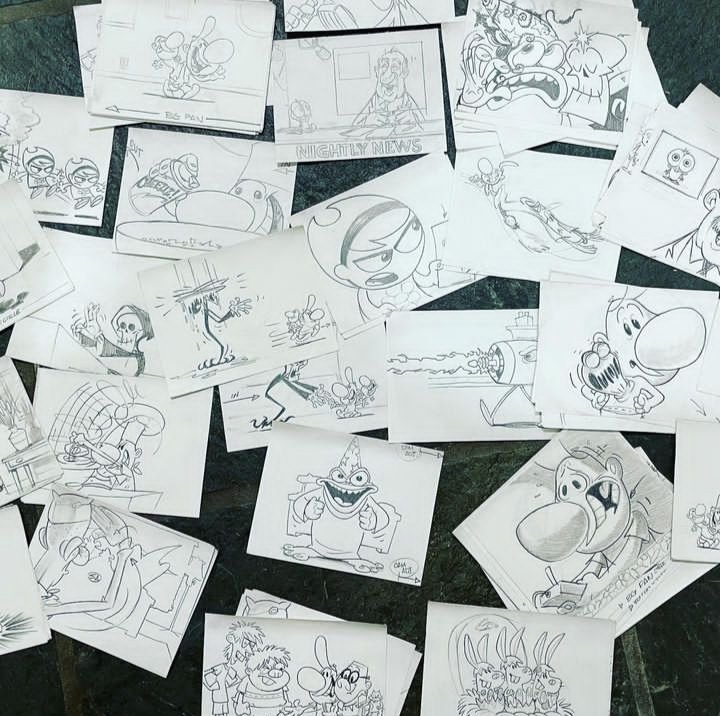 ArtofBnM's tweet photo. Various Storyboard panels by Michael Diederich #animationart 
#billyandmandy #animation https://t.co/LDJWgU8dFr