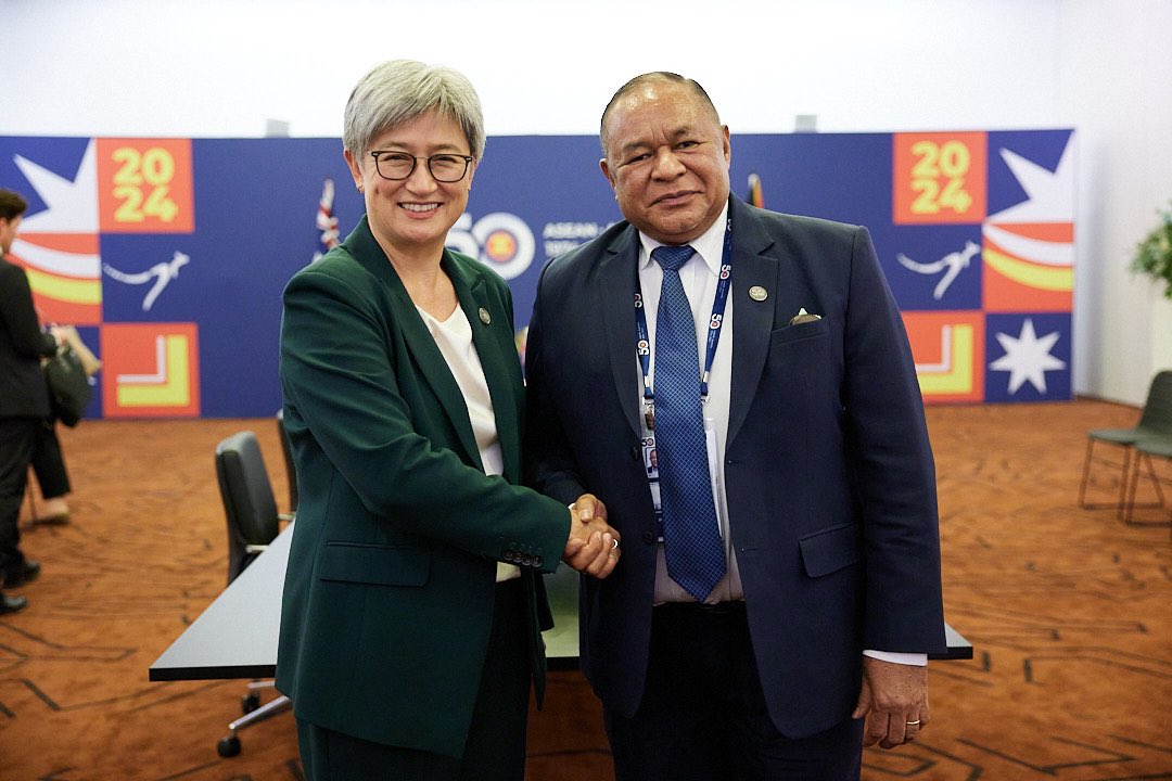 SenatorWong's tweet photo. Australia and Timor-Leste are close security and development partners, and we strongly support Timor-Leste’s accession to ASEAN.

Fantastic to welcome FM Freitas to Melbourne for the ASEAN-Australia Special Summit following our excellent discussions in Perth last month. https://t.co/0ll10ydv2j