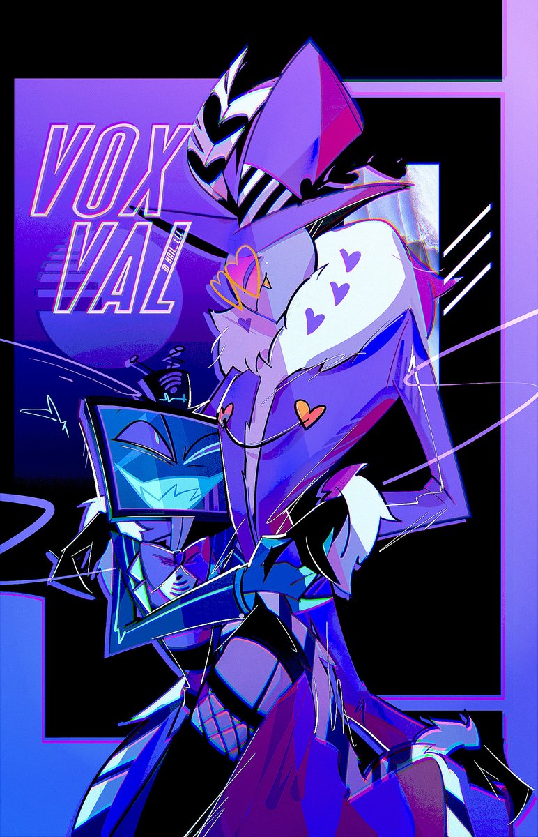 not dating~💜
#VoxVal #staticmoth