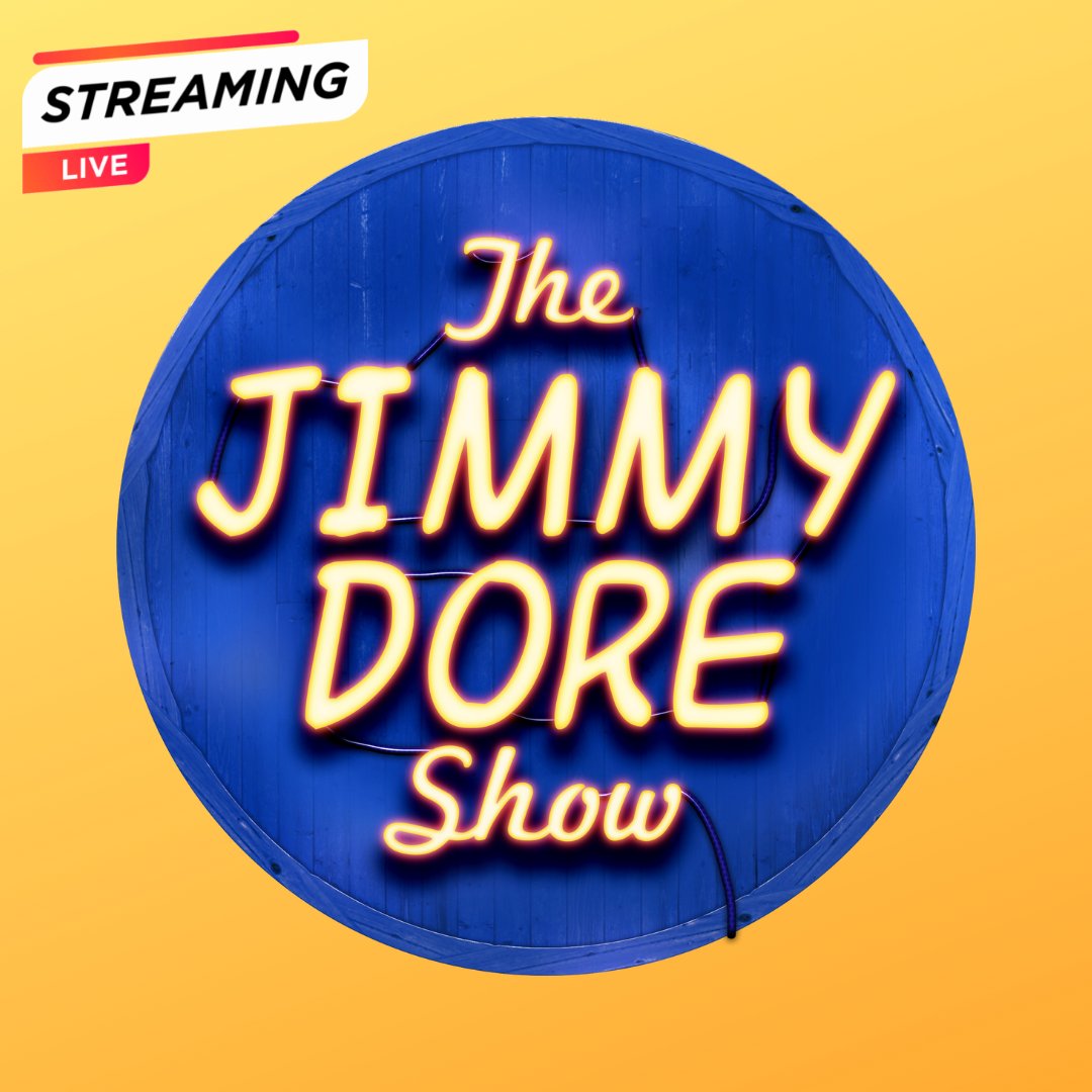 The JIMMY DORE SHOW Is Live! NOW! MSNBC Proves They HATE Rural Americans! Bill Maher SCHOOLED Over Border! Featuring Stef Zamorano @MiserableLib Kurt Metzger @KurtMetzger Gord Magill @GordMagill & Max Blumenthal @MaxBlumenthal Now streaming on Rumble, YouTube & Rokfin…