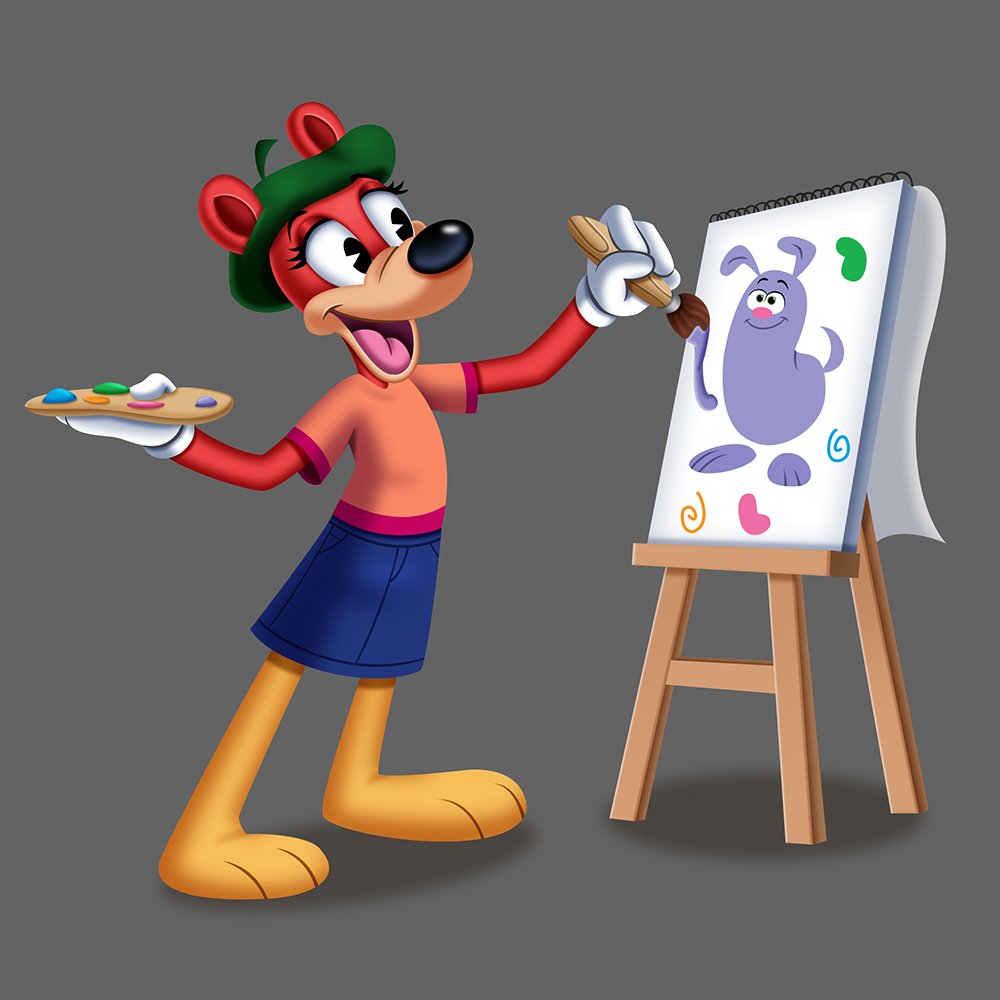 A little render I did for @Toontown that you can spot in the recent Toony Awards blog post :)