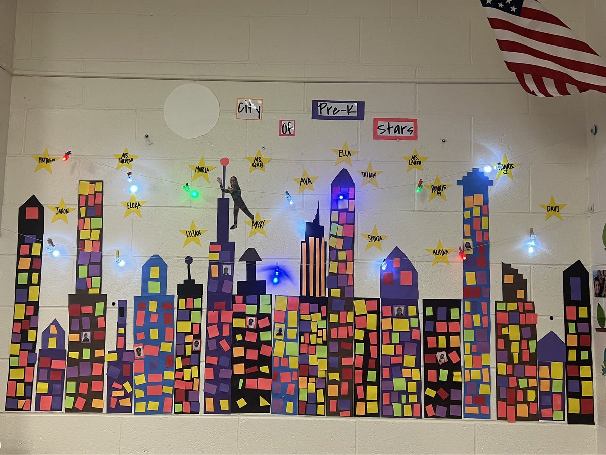 DaweClassroom's tweet photo. Miss Gabβs City of Pre-K Stars! ππ’
@prekteachernj @tiffanysorto0 @MLopusznick @VonaKristin #BuildingStudy #Spartanlegacies #OTESrocks https://t.co/JK2S4QaR2W