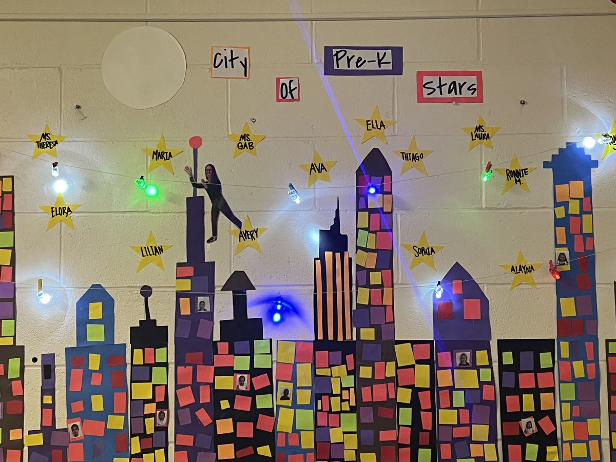 DaweClassroom's tweet photo. Miss Gabβs City of Pre-K Stars! ππ’
@prekteachernj @tiffanysorto0 @MLopusznick @VonaKristin #BuildingStudy #Spartanlegacies #OTESrocks https://t.co/JK2S4QaR2W