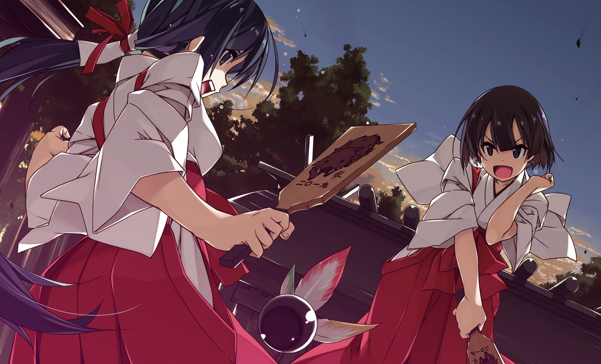 #巫女の日
毎度1月絵再掲で(=゜ω゜) 