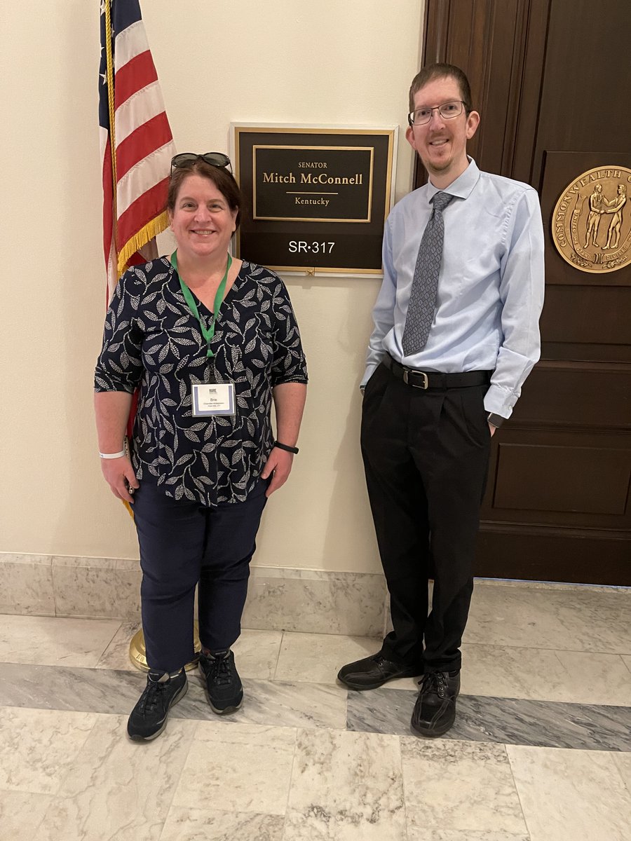 Thank you to the office of @LeaderMcConnell for the chance to share that we are #NotTooRareToCare about. Hold @US_FDA accountable for a fair review of the only investigational treatment for #BarthSyndrome. #RareDiseaseWeek #RareDC2024