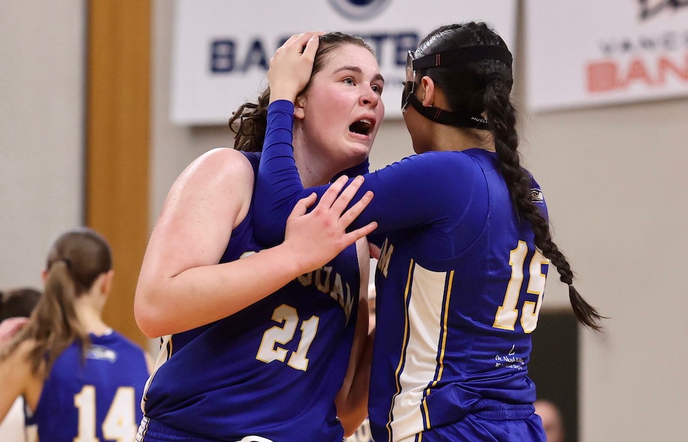 Howard Tsumura (@htsumura) on Twitter photo BC Girls Quad-A final: In a zone of their own, Seaquam rallies to stun defending champs & No. 1 seed Riverside, becoming Delta's first-ever senior girls provincial hoop champs! tinyurl.com/3ym6jd6t <a href="/SeaquamSec/">Seaquam Sec School</a> <a href="/deltasd37/">DeltaSchoolDistrict</a> <a href="/LangleyEvents/">Langley Events Centre</a> <a href="/rsideathletics/">Riverside Athletics</a> <a href="/SteveEwen/">Steve Ewen</a> <a href="/NDHuskies/">North Delta Huskies Athletics</a> BC Girls Quad-A final: In a zone of their own, Seaquam rallies to stun defending champs & No. 1 seed Riverside, becoming Delta's first-ever senior girls provincial hoop champs! tinyurl.com/3ym6jd6t <a href="/SeaquamSec/">Seaquam Sec School</a> <a href="/deltasd37/">DeltaSchoolDistrict</a> <a href="/LangleyEvents/">Langley Events Centre</a> <a href="/rsideathletics/">Riverside Athletics</a> <a href="/SteveEwen/">Steve Ewen</a> <a href="/NDHuskies/">North Delta Huskies Athletics</a>