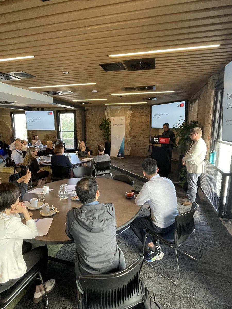 In this ASEAN focused week in Melbourne, @Swinburne is delighted to host a group of Vietnamese academics seeking insights into innovation in teaching/learning and employability. With thanks to @MelbCSHE for the opportunity and to Swinburne colleagues for sharing your expertise!