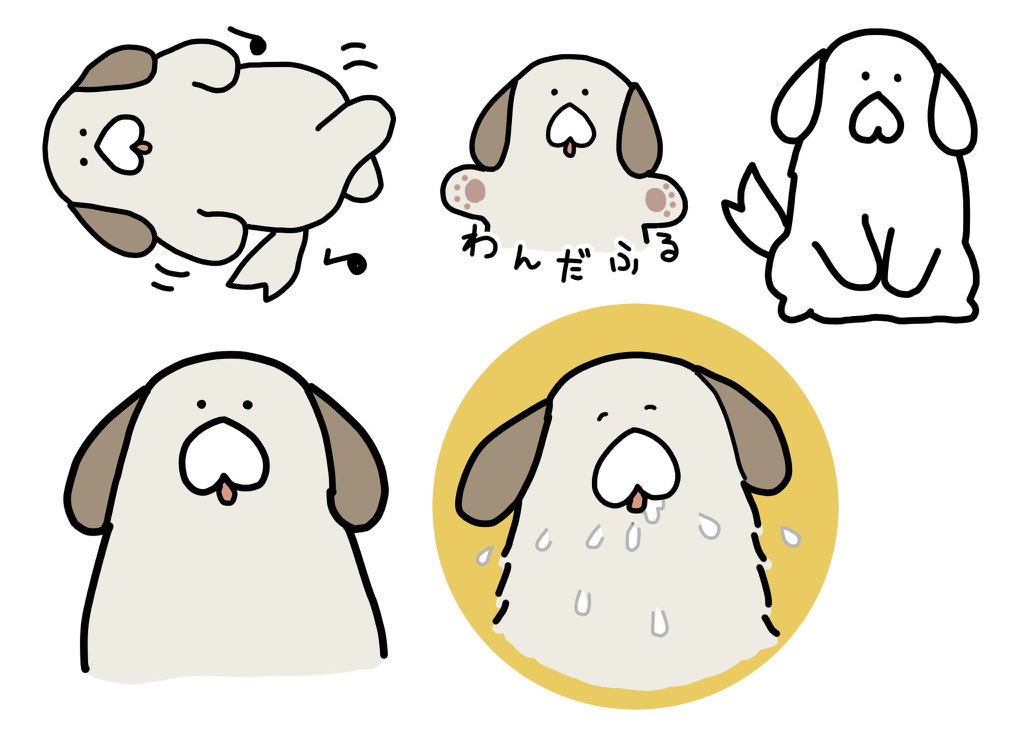 わんわん@プロフ確認 ページ 🐶ローソンのシールプリント対応コピー機で、犬のシールが印刷できる