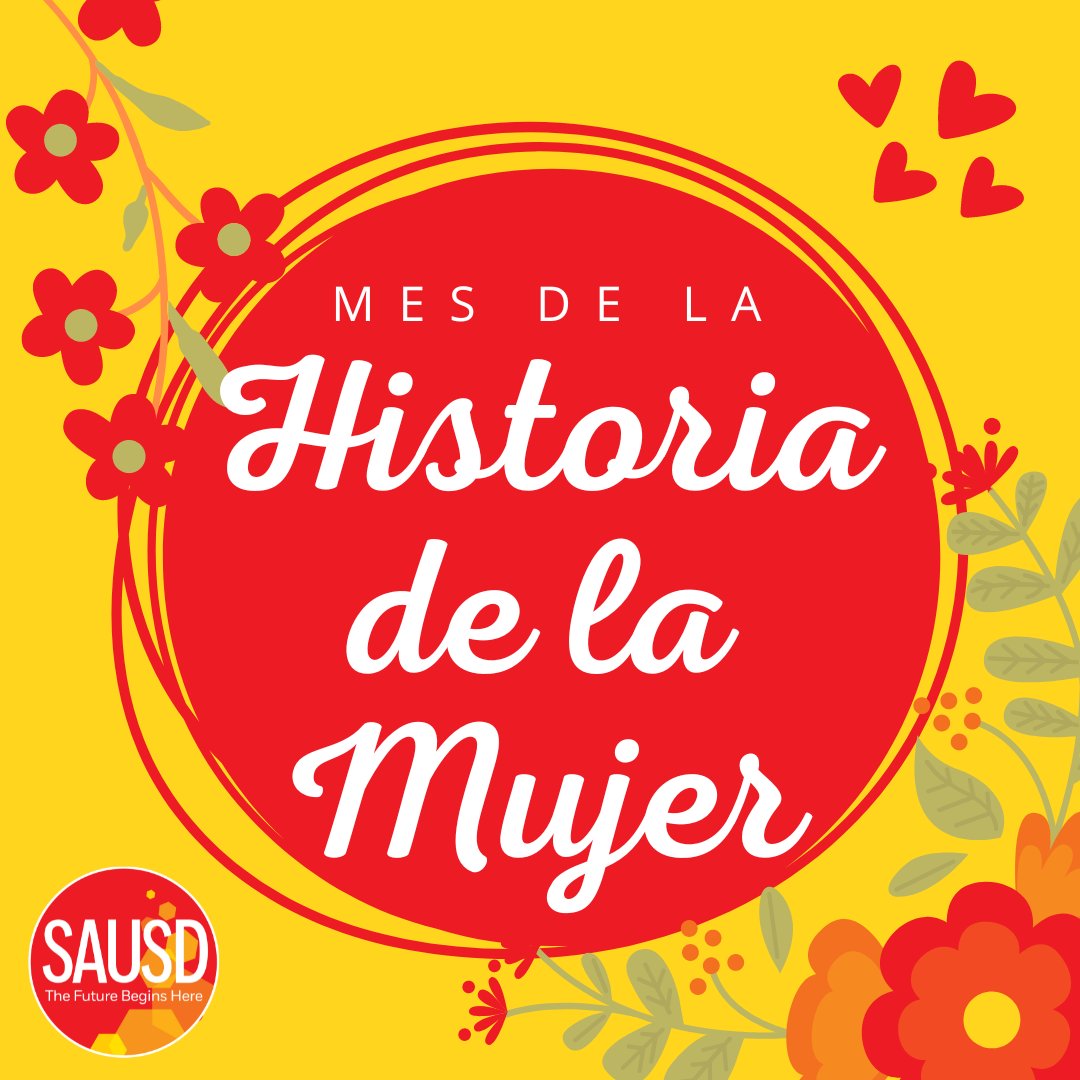 Celebrating the strength, resilience, and achievements of women throughout history and within our #SAUSD school community. Happy Women's History Month! 💪🌟 #WeAreSAUSD #SAUSDBetterTogether