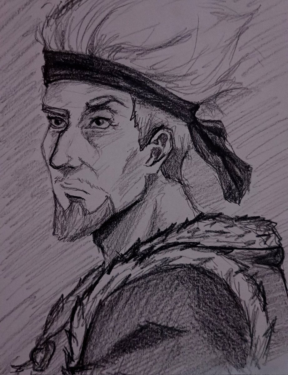 Tdwwer's tweet image. I hate drawing blond hair 
#VINLAND_SAGA #Thorkell