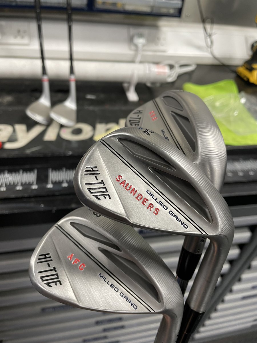 CJSaunders90's tweet image. You can’t beat fresh wedges… 🔨🛠️🎨 
#Wedges #TaylorMade #Stamped #AFC #Custom #Golf #HiToe